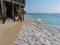 High tide at Nungwi beach, Zanzibar, Tanzania.