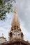 High tower of Thai temple, home of wise Thai monks