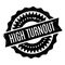 High Turnout rubber stamp