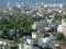 High view of Bucharest dusk cityscape