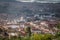 High view of city of Sucre, Bolivia