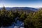 High View of Hiking Path in Forest of the Richardson Mountain in