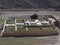 high view of kesar kyari garden at amber fort in jaipur