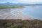 High view of the Llyn peninsula waters