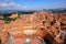 High view of Siena