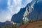 High volcanic mountain range of Tenerife island