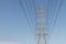 High voltage cable tower