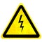 High voltage danger sign