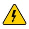 High voltage danger symbol. Vector illustration