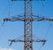 High Voltage Electric Tower. High voltage post or High voltage tower Power concept