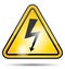 High voltage electricity icon.