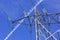 High voltage transmission line pylon