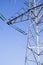 High-voltage transmission lines, accident, breakage, wire breakage, close-up. life threatening