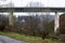 High way bridge viaduct nature reserve, Aywaille, Ardens, Belgium