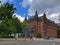 Higher Regional Court, Red brick Neo-Gothic building, Rostock