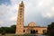 highest ancient Bell Tower of the Abbey of pomposa historic buil