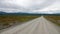 The highest public road in Sweden on Flatruet plateau