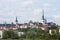 Highest spire of Church of St. Olaf in Tallinn