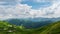 Highlands and green meadows Oshten Fisht in the Caucasus Reserve. Caucasian reserve, mountain, Krasnodar region