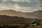 Highlands of Scotland  - camper and a tent in a splendid landscape