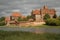 Highlighted Malbork castle