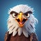 Highly Detailed Animated Eagle Character In Realistic Style