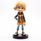 Highly Detailed Blonde Cartoon Girl Figure In Chie Yoshii Style