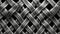 A highly detailed digital illustration of a black and white woven fabric texture