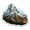 Highly Detailed Kangchenjunga Sticker With Realistic Shading