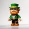 Highly Detailed Leprechaun Vinyl Toy With Toycore Aesthetic