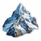 Highly Detailed Mount Logan Sticker On White Background