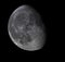 Highly detailed photo of the moon