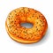 Highly Detailed Sesame Bagel Vector Illustration With Vibrant Colors