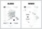 Highly detailed vector silhouettes of US state maps, Division United States into counties, political and geographic subdivisions