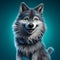 Highly Detailed Wolf Character With Expressive Eyes In Animated Series Style