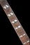 Highly Grained, Prized and Rare Brazilian Rosewood Fretboard on an Acoustic Guitar