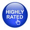 highly rated product web button on white