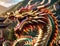 A highly realistic Chinese dragon in various environments.