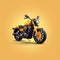 Highly Realistic Motorcycle Icon With Precise And Sharp Vray Tracing