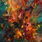 Highly textured colorful  painting background, abstract, colors