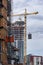 Highrise construction site, Seattle, WA