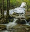 Hight-water at Roaring Run Waterfall