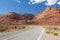 Highway 261 also known as Moki Dugway at Valley of the Gods Utah USA