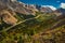 Highway 40 in Kananaskis country in Alberta, Canada