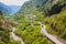 Highway in the Alps, Switzerland