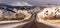 Highway Approaches South Fork River Crossing Utah