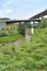 Highway bridges over Rio Llobrega, Martorell Barcelona