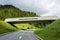 Highway entering Malbun village of Liechtenstein