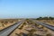Highway interstate 8 in the desert area