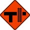 Highway Light Rail Transit Grade Crossing Right Sign